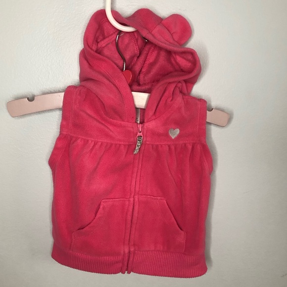 Carter’s (4) Pink Girl Vest Bundle Size 3 Months - Picture 8 of 11